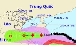 Bão số 8 đang tiến gần đất liền các tỉnh Hà Tĩnh đến Quảng Trị